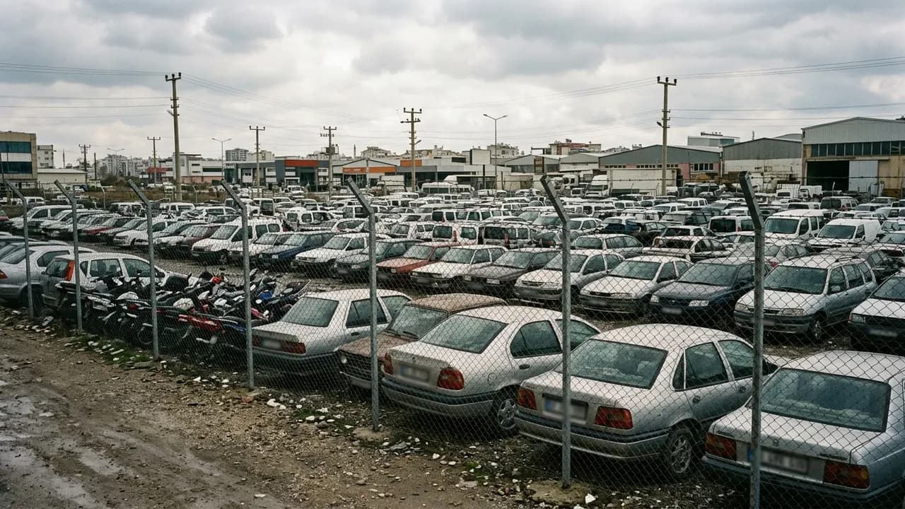 Antalya yediemin otoparkı dış görünüşü