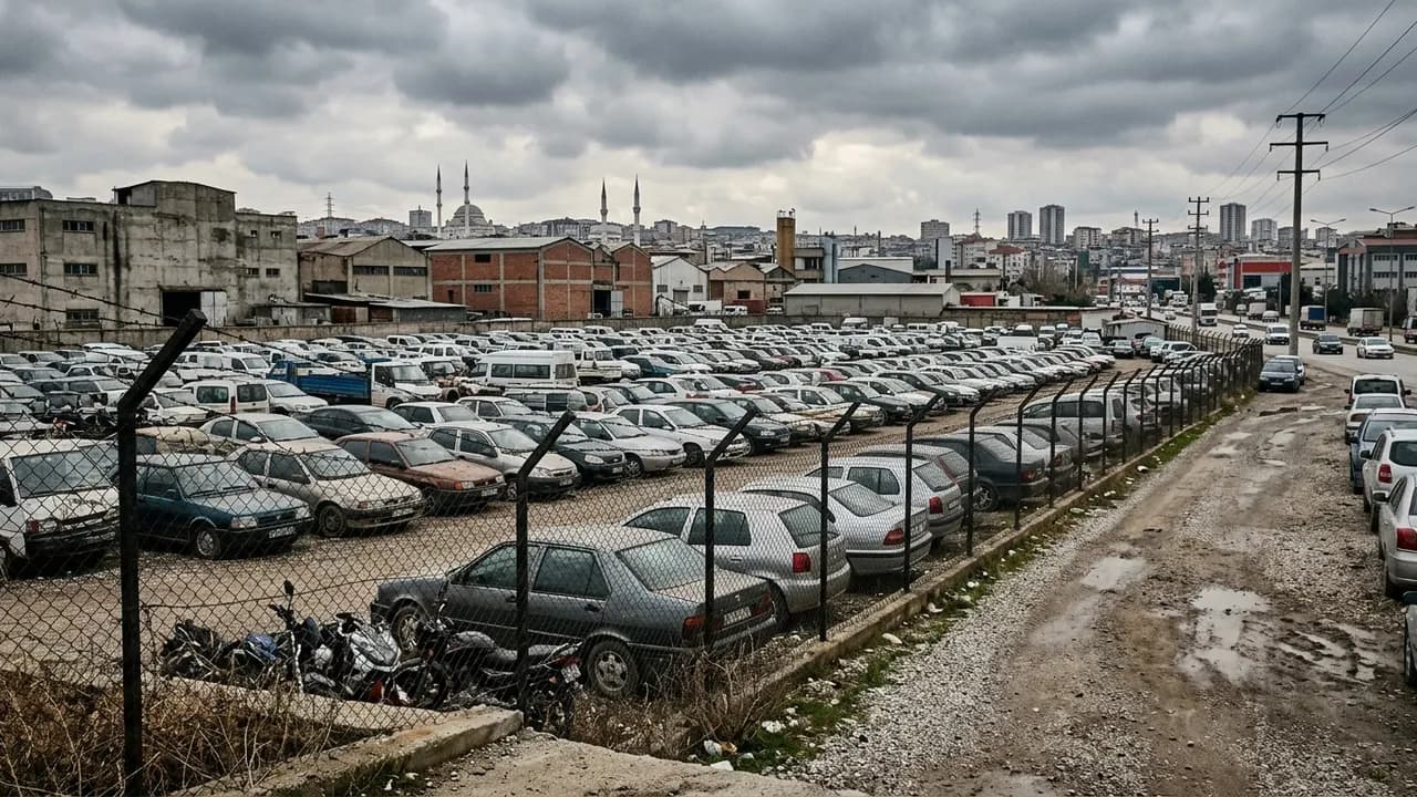 Gaziantep yediemin otoparkı dış görünüşü
