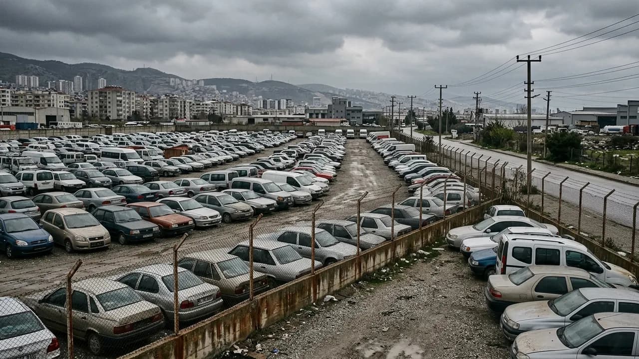 İzmir yediemin otoparkı dış görünüşü