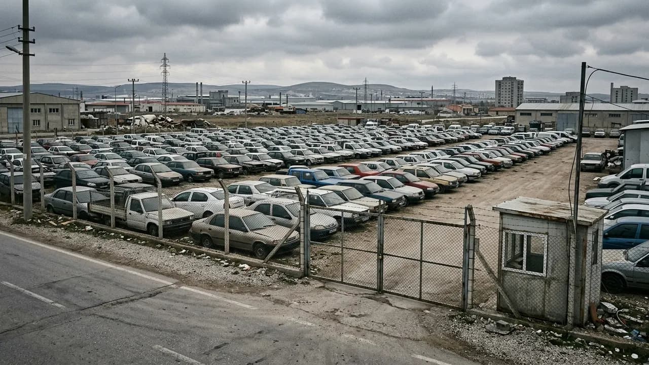Konya yediemin otoparkı dış görünüşü