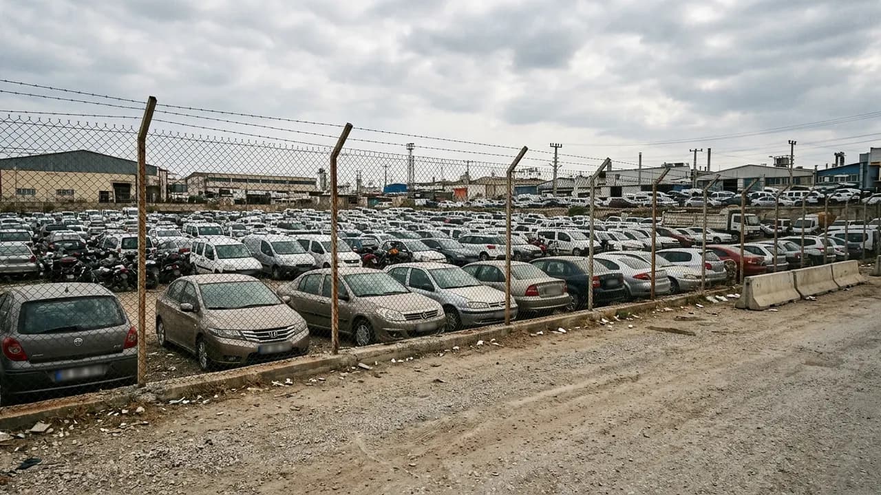Mersin yediemin otoparkı dış görünüşü