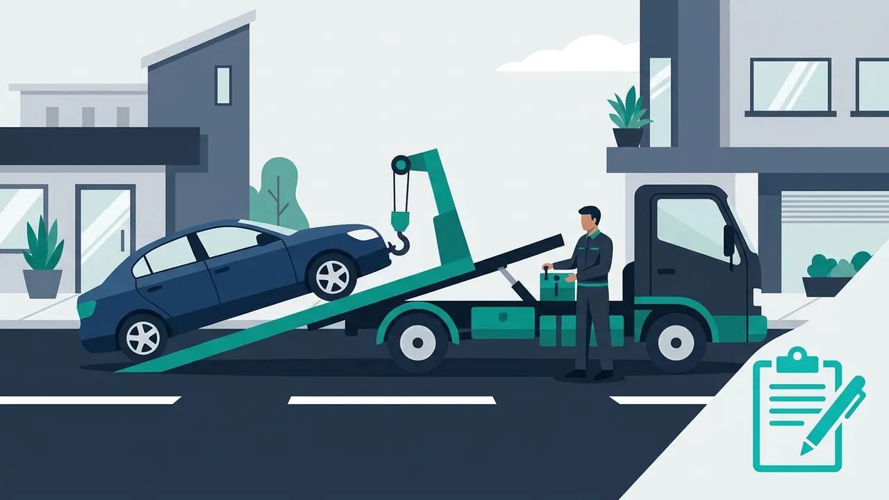 Plakasız Motor Bağlandı Ne Yapılır? sürecini anlatan illüstrasyon